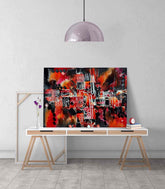 Al Asmaul Husna v12 Calligraphy Oil Painting Reproduction Canvas Print Islamic Wall Art - Islamic Wall Art Store
